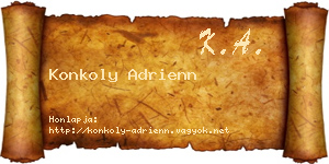 Konkoly Adrienn névjegykártya